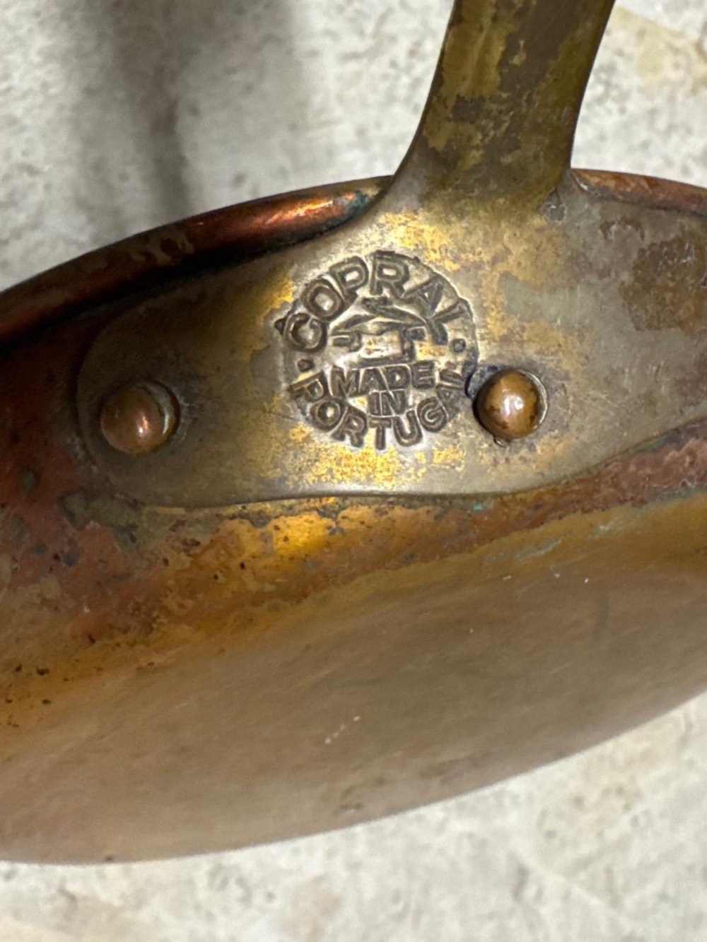 Vintage Copper Saucepan by COPRAL - made in Portugal- Copper Finish